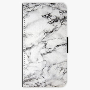 Flipové pouzdro iSaprio - White Marble 01 - Samsung Galaxy A8 Plus