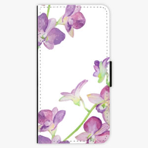 Flipové pouzdro iSaprio - Purple Orchid - Samsung Galaxy A8 Plus