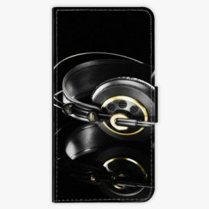 Flipové pouzdro iSaprio - Headphones 02 - Samsung Galaxy A8 Plus