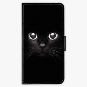 Flipové pouzdro iSaprio - Black Cat - Samsung Galaxy A8 Plus