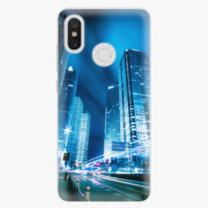Plastový kryt iSaprio - Night City Blue - Xiaomi Mi 8