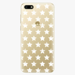 Plastový kryt iSaprio - Stars Pattern - white - Huawei Y5 2018
