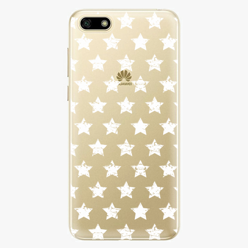 Plastový kryt iSaprio - Stars Pattern - white - Huawei Y5 2018 Plastový kryt iSaprio - Stars Pattern - white - Huawei Y5 2018