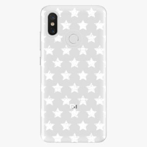 Plastový kryt iSaprio - Stars Pattern - white - Xiaomi Mi 8