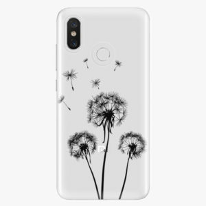Plastový kryt iSaprio - Three Dandelions - black - Xiaomi Mi 8