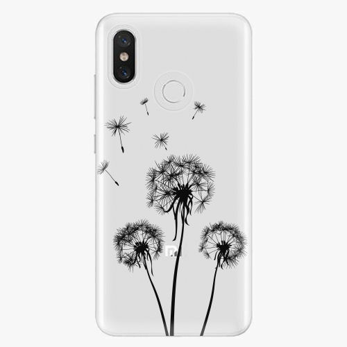 Plastový kryt iSaprio - Three Dandelions - black - Xiaomi Mi 8 Plastový kryt iSaprio - Three Dandelions - black - Xiaomi Mi 8
