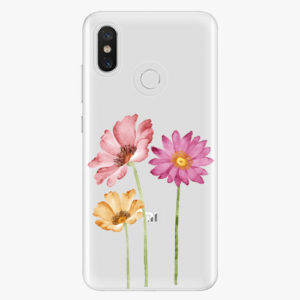 Plastový kryt iSaprio - Three Flowers - Xiaomi Mi 8