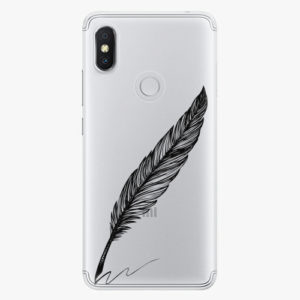 Plastový kryt iSaprio - Writing By Feather - black - Xiaomi Redmi S2