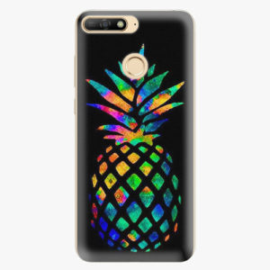 Plastový kryt iSaprio - Rainbow Pineapple - Huawei Y6 Prime 2018