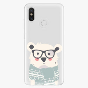 Plastový kryt iSaprio - Bear with Scarf - Xiaomi Mi 8