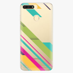 Plastový kryt iSaprio - Color Stripes 03 - Huawei Honor 7A