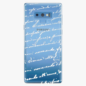 Plastový kryt iSaprio - Handwriting 01 - white - Samsung Galaxy Note 9