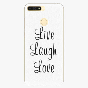 Plastový kryt iSaprio - Live Laugh Love - Huawei Honor 7A