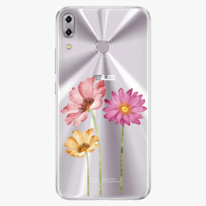 Plastový kryt iSaprio - Three Flowers - Asus ZenFone 5Z ZS620KL