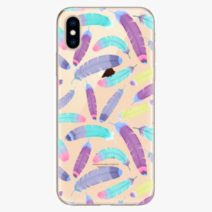 Plastový kryt iSaprio - Feather Pattern 01 - iPhone XS