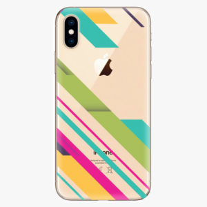 Plastový kryt iSaprio - Color Stripes 03 - iPhone XS