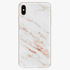 Plastový kryt iSaprio - Rose Gold Marble - iPhone XS Max