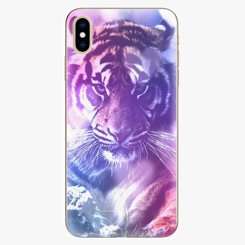 Plastový kryt iSaprio - Purple Tiger - iPhone XS Max Plastový kryt iSaprio - Purple Tiger - iPhone XS Max