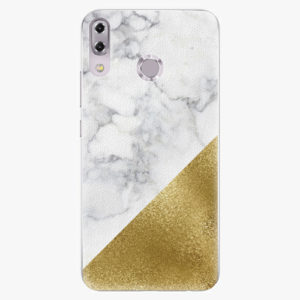 Plastový kryt iSaprio - Gold and WH Marble - Asus ZenFone 5Z ZS620KL