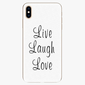 Plastový kryt iSaprio - Live Laugh Love - iPhone XS Max
