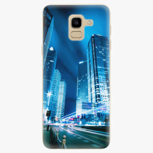 Plastový kryt iSaprio - Night City Blue - Samsung Galaxy J6