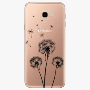 Plastový kryt iSaprio - Three Dandelions - black - Samsung Galaxy J4+