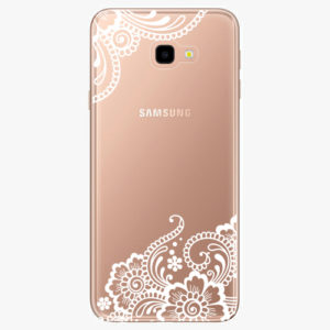 Plastový kryt iSaprio - White Lace 02 - Samsung Galaxy J4+