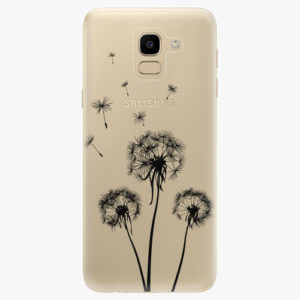 Plastový kryt iSaprio - Three Dandelions - black - Samsung Galaxy J6