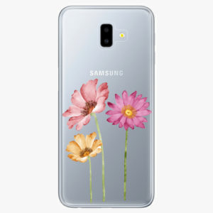 Plastový kryt iSaprio - Three Flowers - Samsung Galaxy J6+