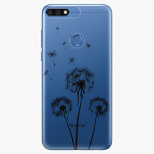 Plastový kryt iSaprio - Three Dandelions - black - Huawei Honor 7C