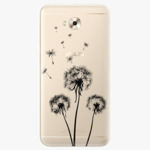 Plastový kryt iSaprio - Three Dandelions - black - Asus ZenFone 4 Selfie ZD553KL