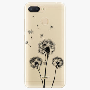 Plastový kryt iSaprio - Three Dandelions - black - Xiaomi Redmi 6