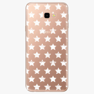 Plastový kryt iSaprio - Stars Pattern - white - Samsung Galaxy J4+