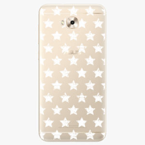 Plastový kryt iSaprio - Stars Pattern - white - Asus ZenFone 4 Selfie ZD553KL