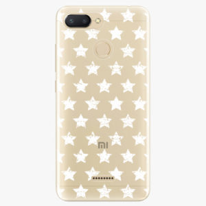 Plastový kryt iSaprio - Stars Pattern - white - Xiaomi Redmi 6