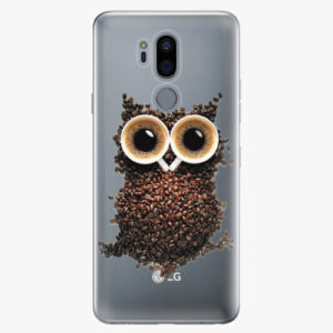 Plastový kryt iSaprio - Owl And Coffee - LG G7