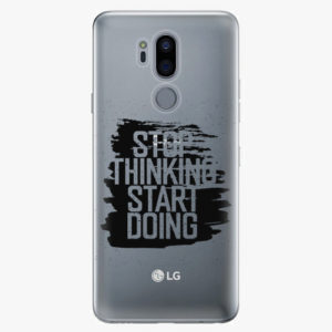 Plastový kryt iSaprio - Start Doing - black - LG G7