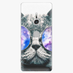 Plastový kryt iSaprio - Galaxy Cat - Sony Xperia XZ3