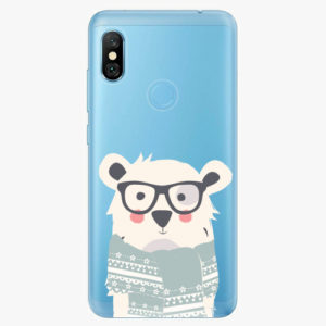 Plastový kryt iSaprio - Bear with Scarf - Xiaomi Redmi Note 6 Pro