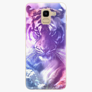 Plastový kryt iSaprio - Purple Tiger - Samsung Galaxy J6
