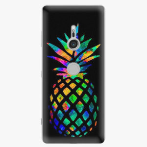 Plastový kryt iSaprio - Rainbow Pineapple - Sony Xperia XZ3