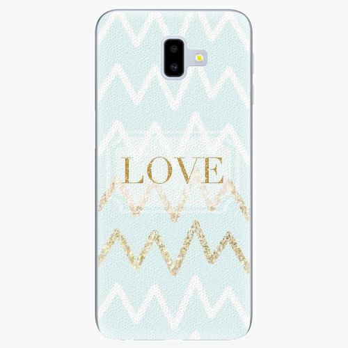 Plastový kryt iSaprio - GoldLove - Samsung Galaxy J6+ Plastový kryt iSaprio - GoldLove - Samsung Galaxy J6+