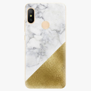 Plastový kryt iSaprio - Gold and WH Marble - Xiaomi Mi A2 Lite