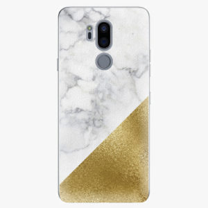 Plastový kryt iSaprio - Gold and WH Marble - LG G7