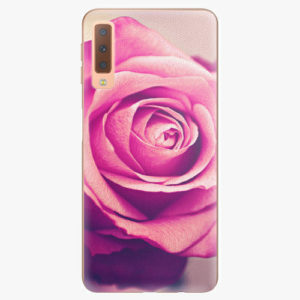 Plastový kryt iSaprio - Pink Rose - Samsung Galaxy A7 (2018)