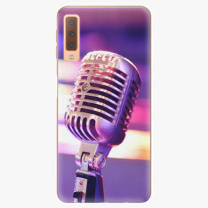 Plastový kryt iSaprio - Vintage Microphone - Samsung Galaxy A7 (2018)