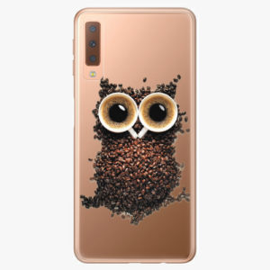 Plastový kryt iSaprio - Owl And Coffee - Samsung Galaxy A7 (2018)