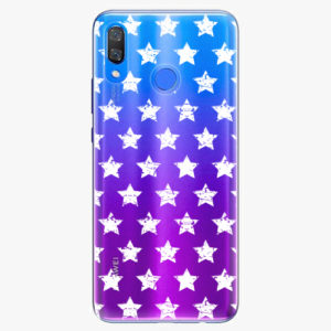 Plastový kryt iSaprio - Stars Pattern - white - Huawei Y9 2019
