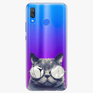 Plastový kryt iSaprio - Crazy Cat 01 - Huawei Y9 2019