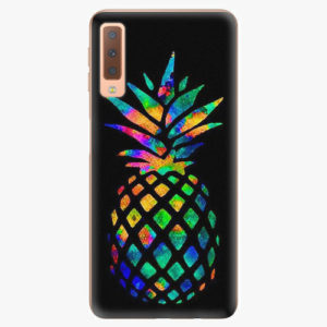 Plastový kryt iSaprio - Rainbow Pineapple - Samsung Galaxy A7 (2018)